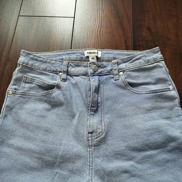 Forever 21 Flare Jeans with raw hem, Women Size 25 - Picture 8 of 16